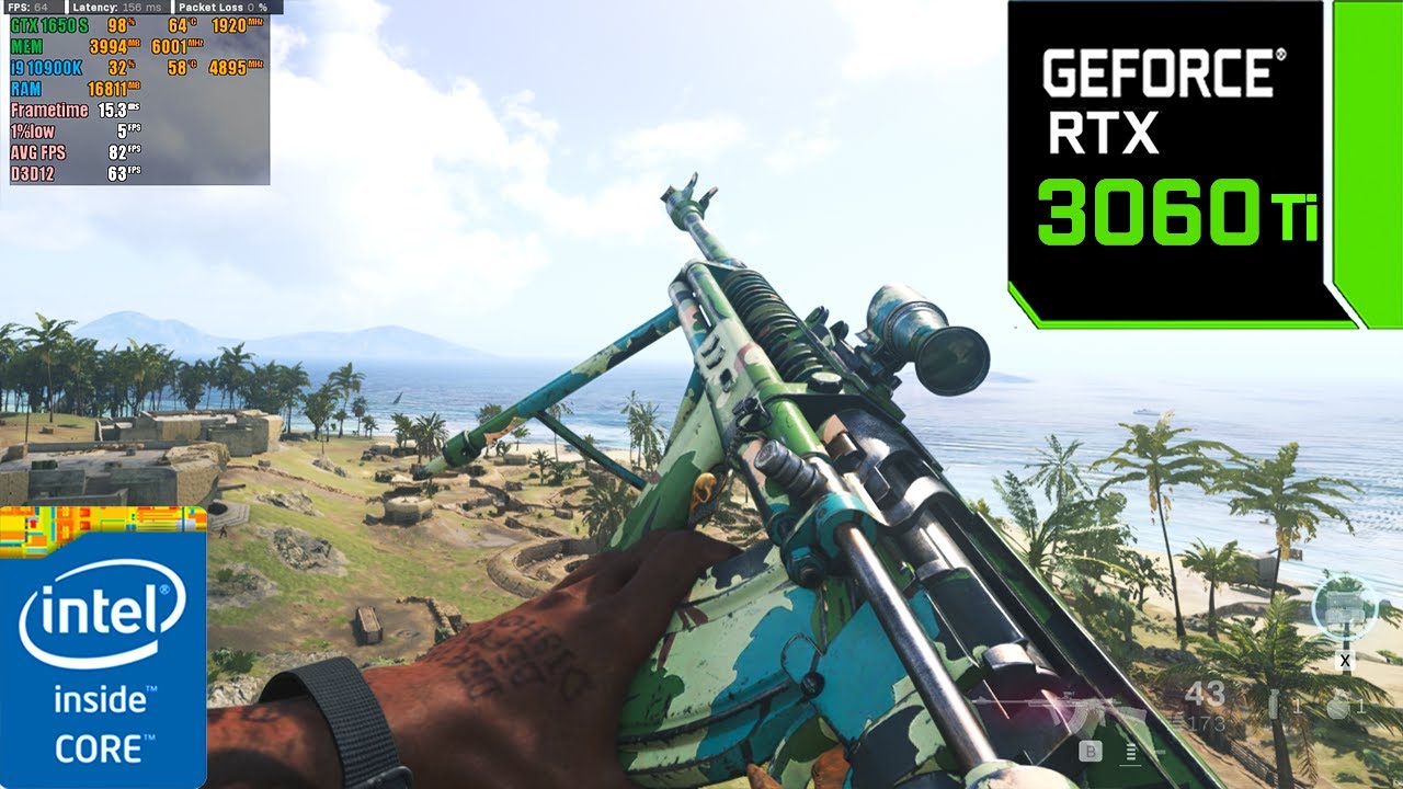 Call of Duty : Warzone Pacific Season 1 | RTX 3060 Ti 8GB ( 4K Maximum Settings RTX OFF / DLSS ON )