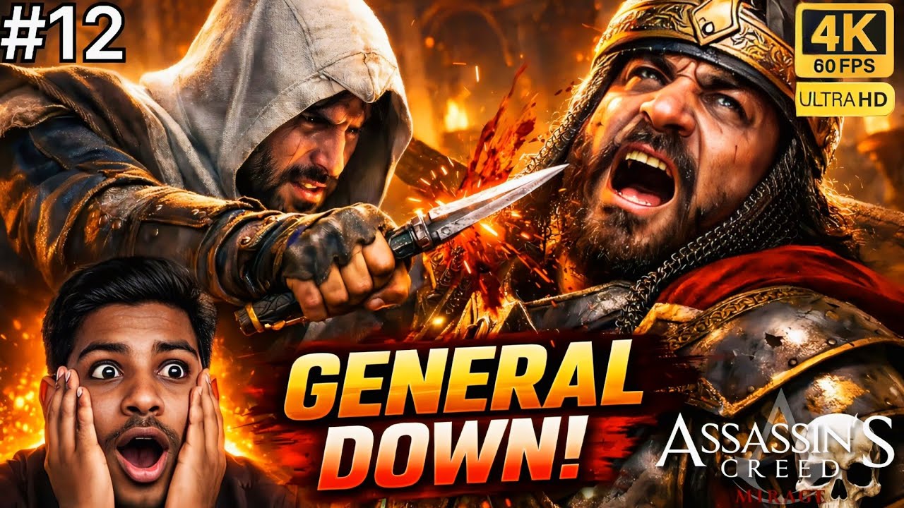 I TAKE DOWN GENERAL JASOOR COMMANDER in Assassin's Creed MIRAGE Gameplay! #12