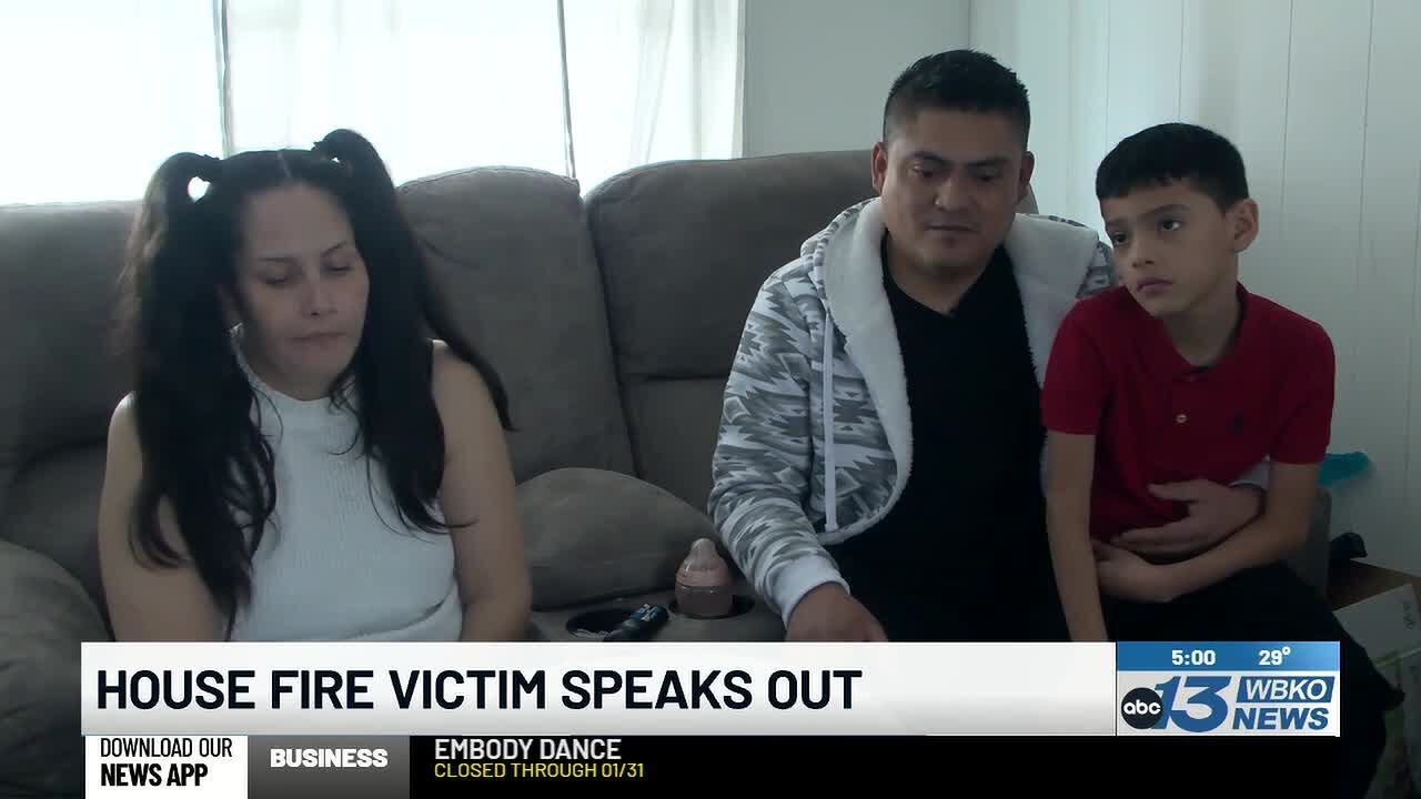Woodburn father speaks out after family escapes house fire