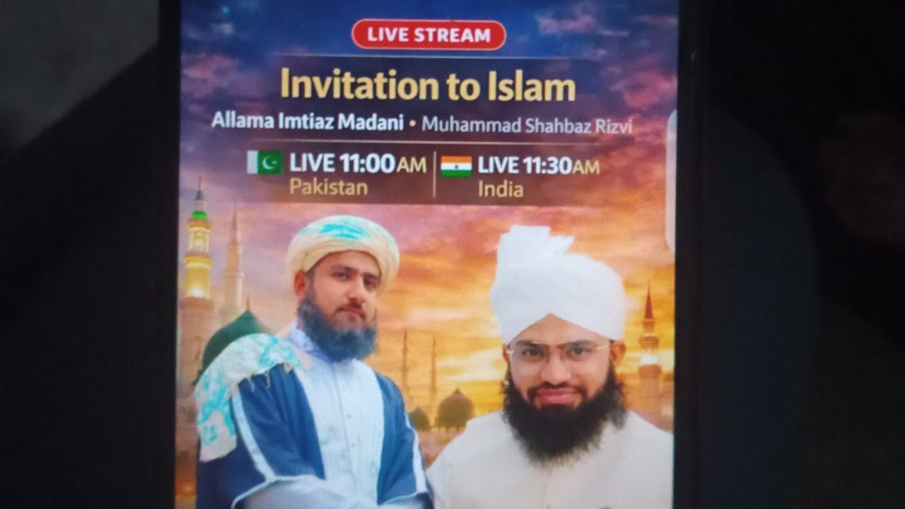Shahbaz Rizwi is live!