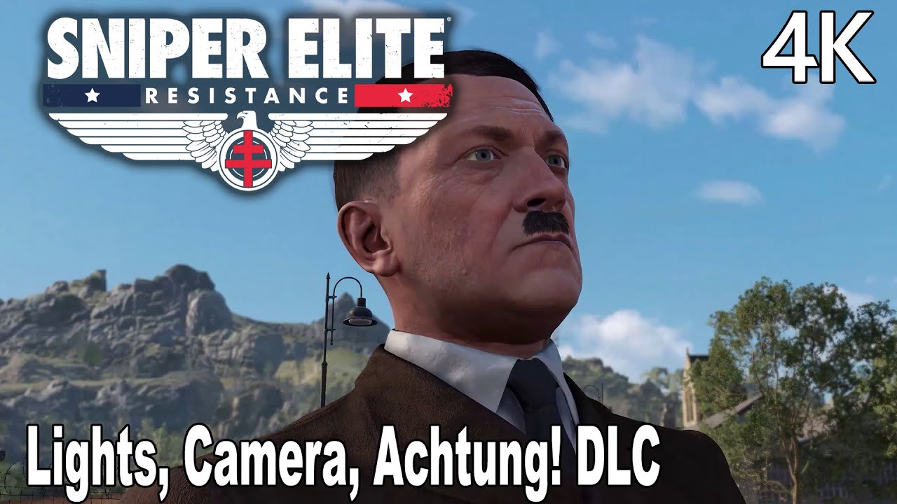 Sniper Elite Resistance Lights, Camera, Achtung! DLC Mission Walkthrough 4K