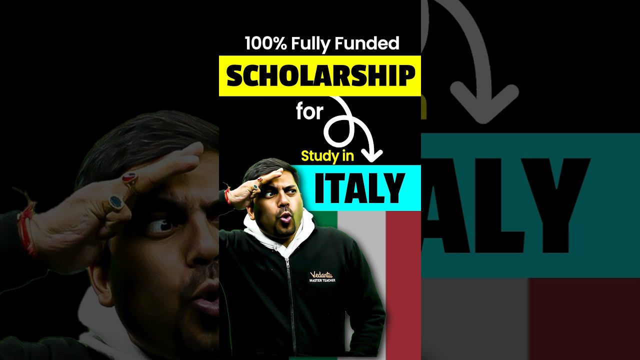 Fully Funded Scholarship for Italy 🤩✨ #studyabroadfree #studyabroad #shorts #shorts #italy
