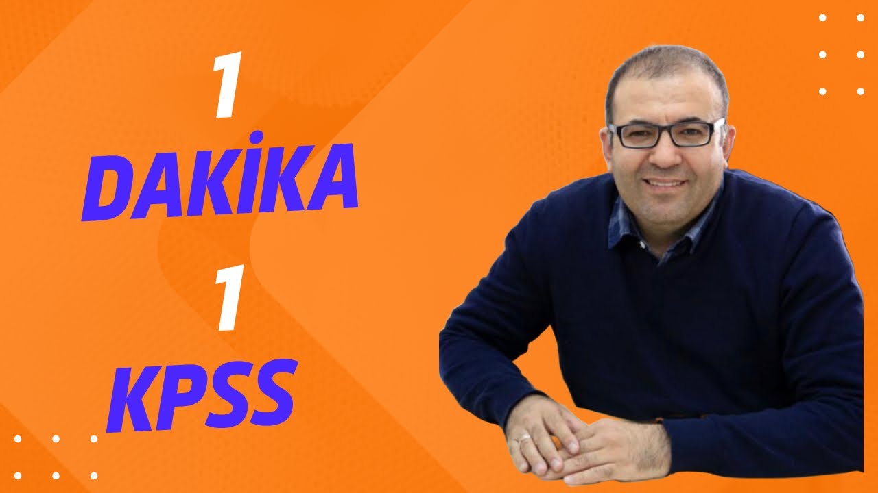 1 DAKİKA 1 KPSS (Klasik ve Edimsel Koşullanma)