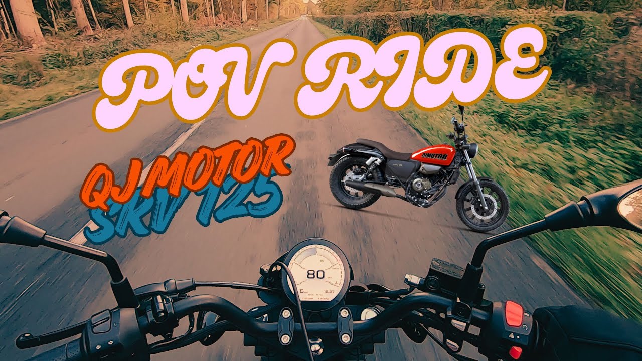 125cc POV RIDE - QJ Motor SRV 125 RODAGE (first POV)