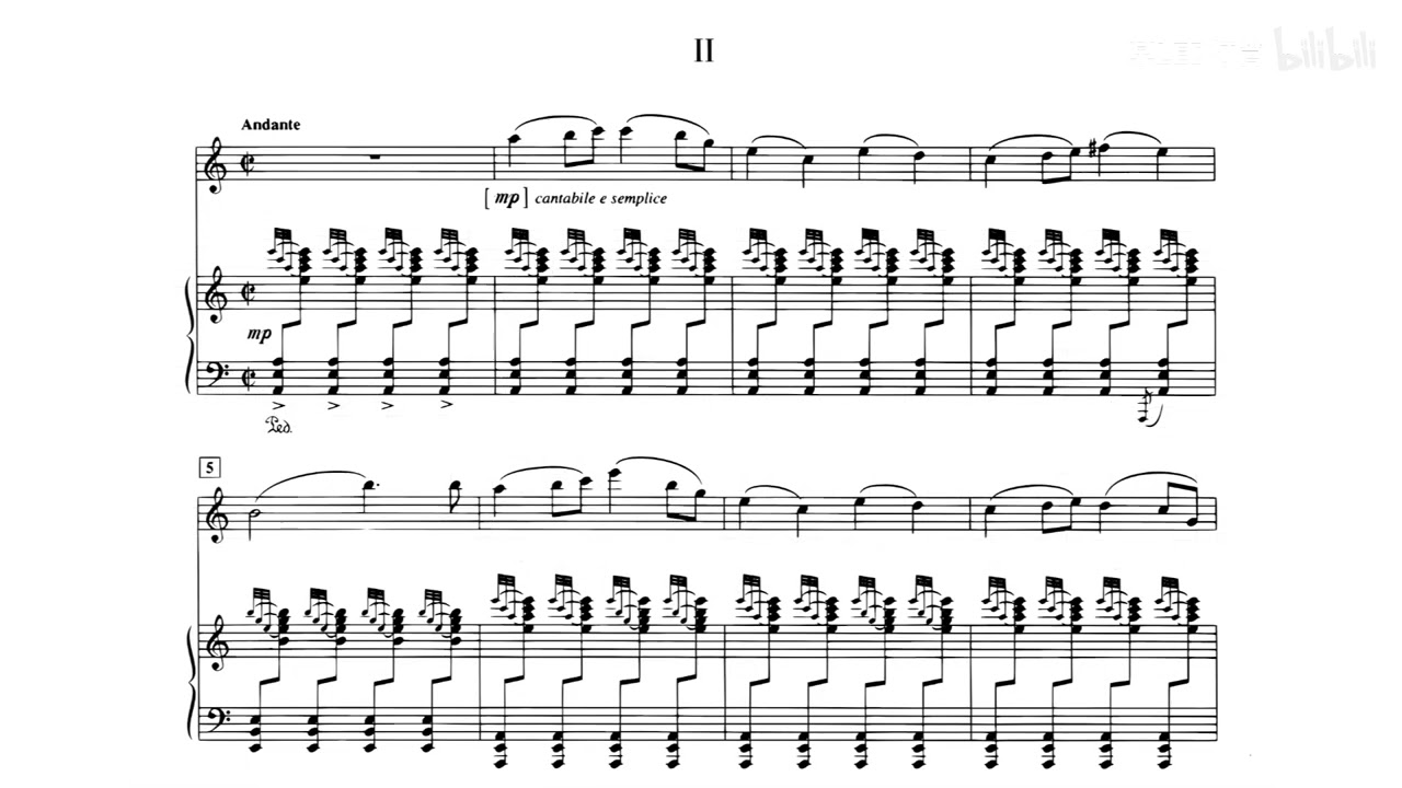 [Score-Video] Sibelius - Violin Sonata in F major - JS.178