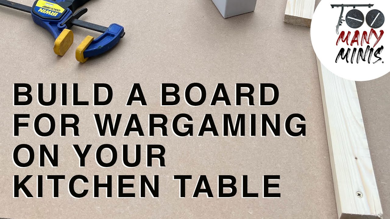 I built a full size wargaming table-topper for my house!