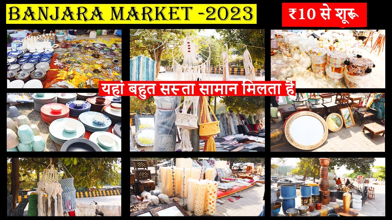 Banjara Market Sasta he Sasta item II #banjaramarket #banjaramarketgurgaon #banjaramarketgurugram
