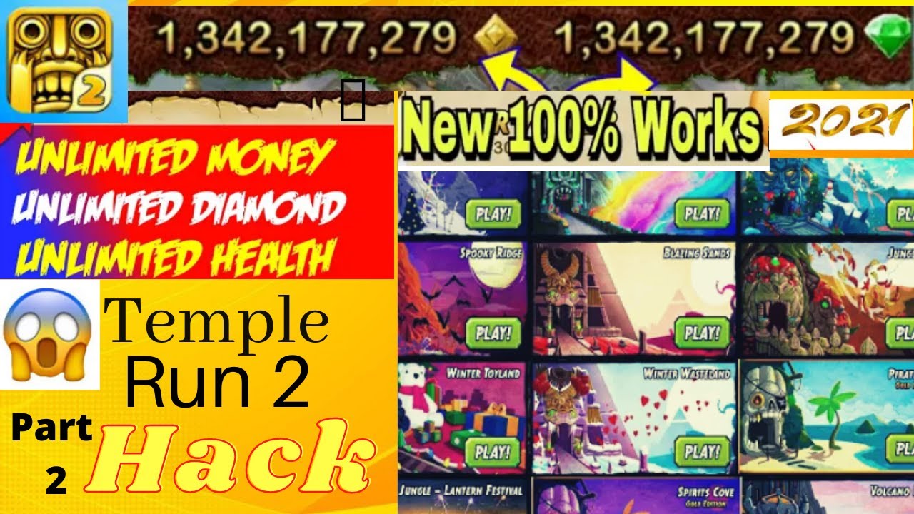 temple run 2 hack get unlimited coins,gems, all map,all corrector ulimited boost[100% working] 2021