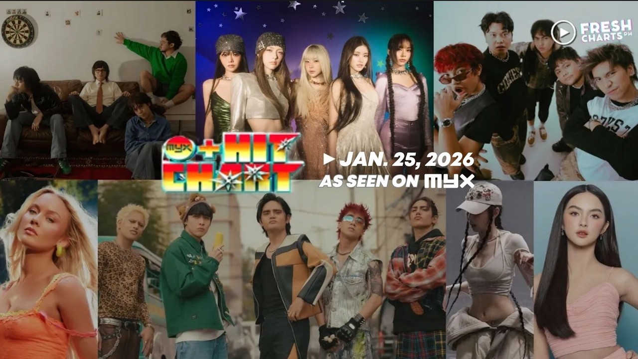MYX HIT CHART &ndash; Jan. 25, 2026 (as seen on MYX) | Fresh Charts PH