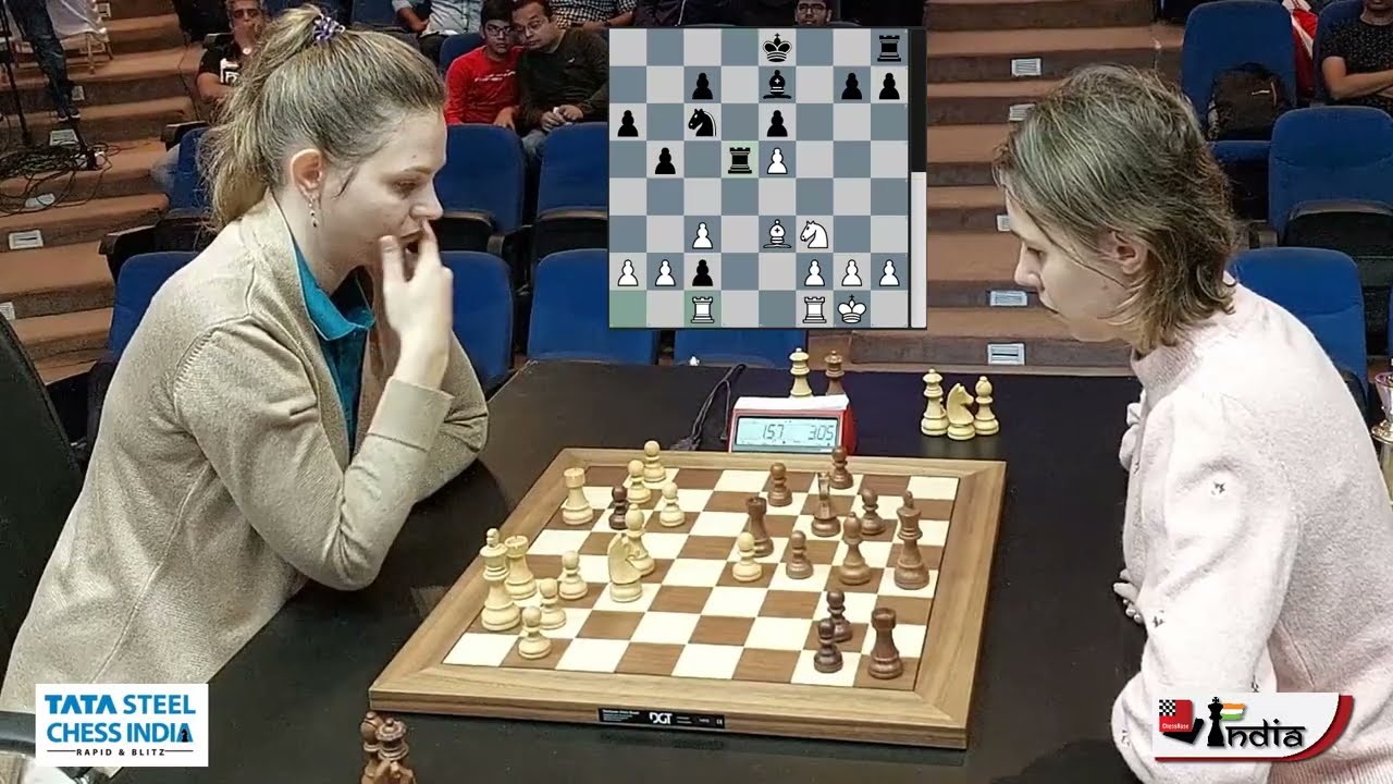 Anna vs Mariya - Battle of the Muzychuk sisters | Tata Steel Chess India 2022 Women Blitz