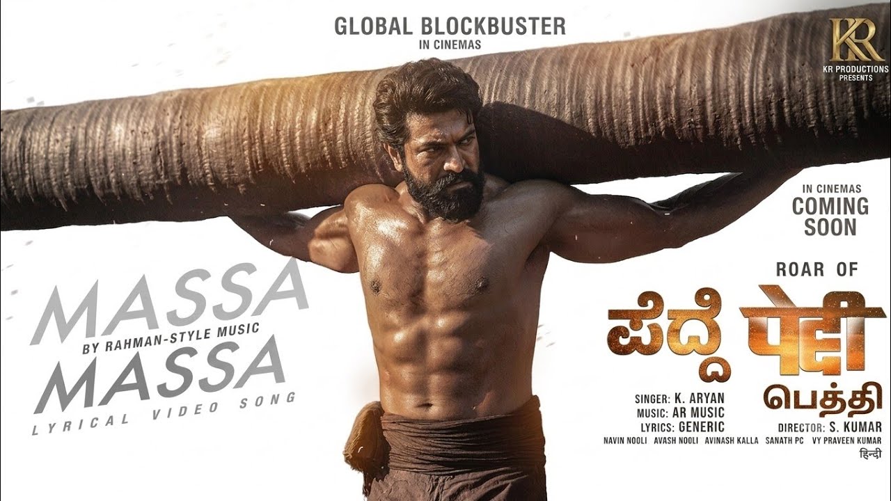 PEDDI: Massa Massa (New version) - Hindi | Ram Charan | Janhvi Kapoor | AR Rahman |Nitesh Aher