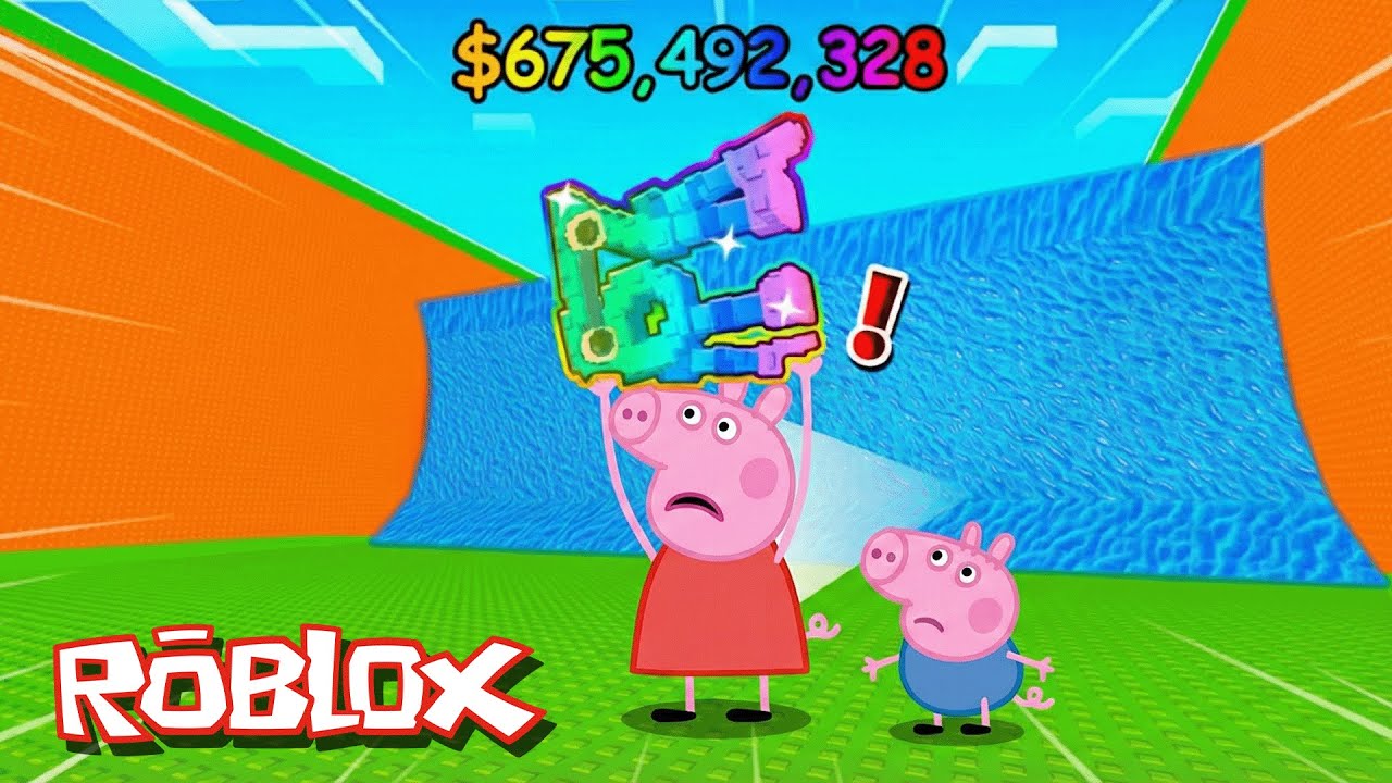 Peppa Pig Play Escape Tsunami For Brainrots in Roblox!