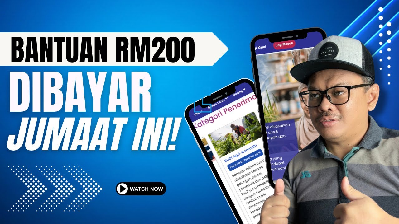 BANTUAN RM200 DIBYR JUMAAT INI!
