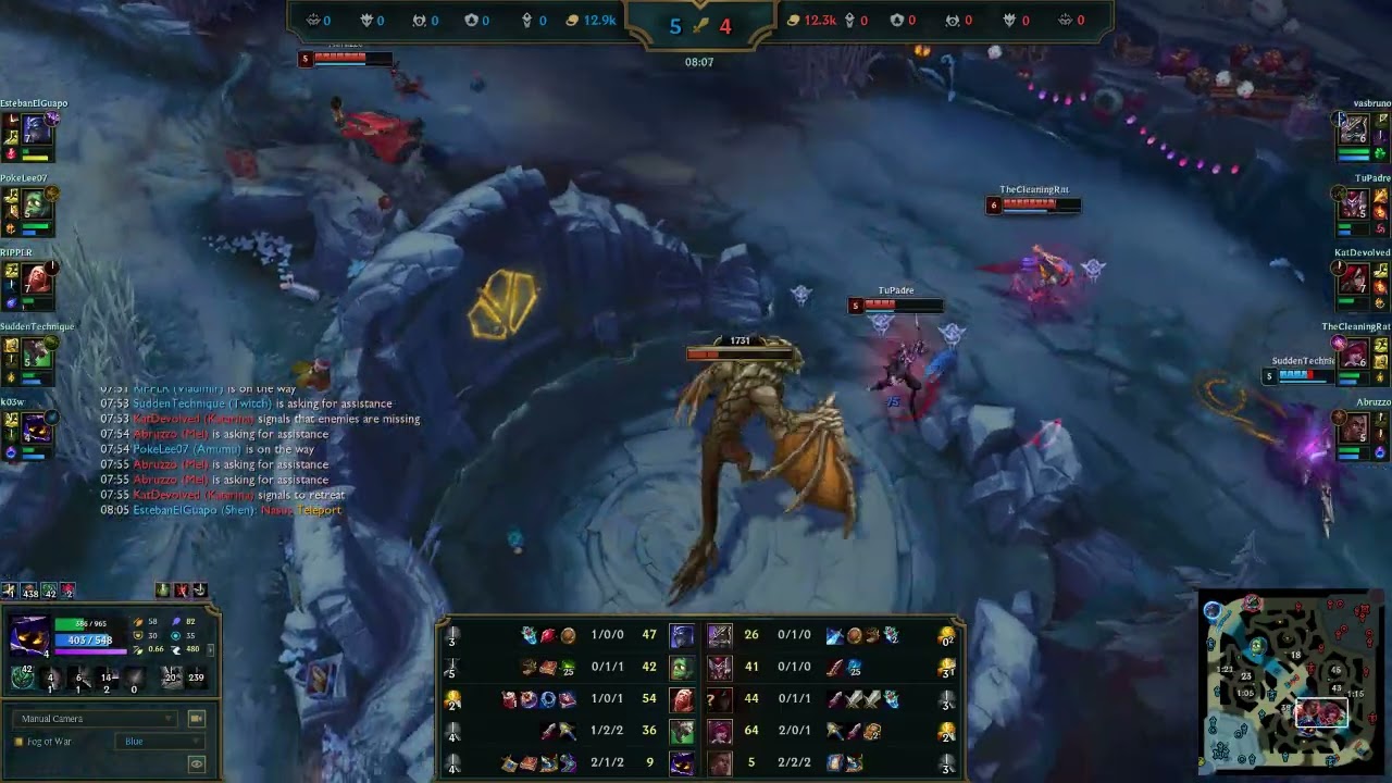 Shen v Nasus top lane