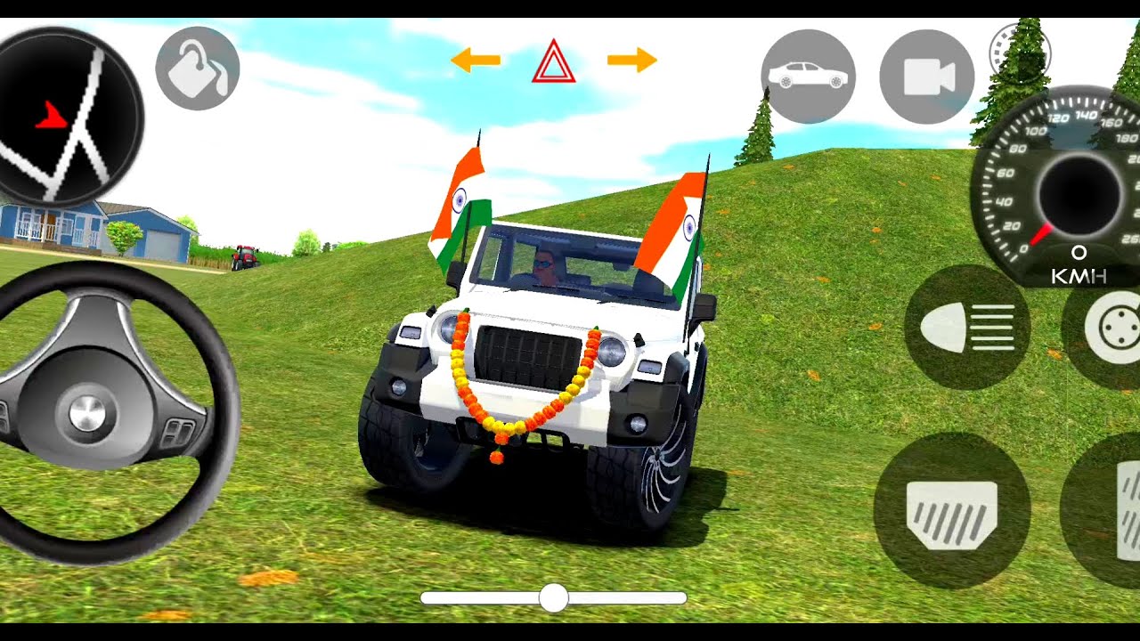 Dollar song sidhu moosewala modified thar car driving simulator 3d games for Android  laxoplay