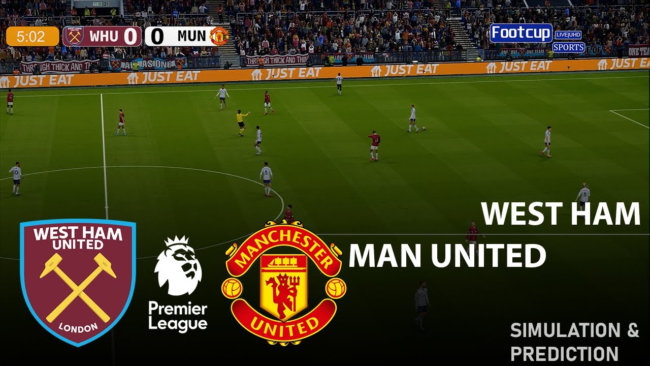 West Ham vs. Manchester United Premier League 2026 Full Match | VideoGame Simulation/Prediction