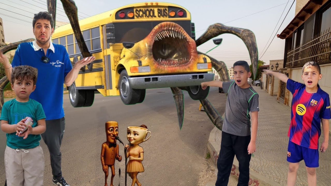 اكتشفنا منزل مهجور لبالارينا كابتشينا ارسلت علينا باص المدرسة العنكبوتي الشرير صار معنا احداث مخيفة