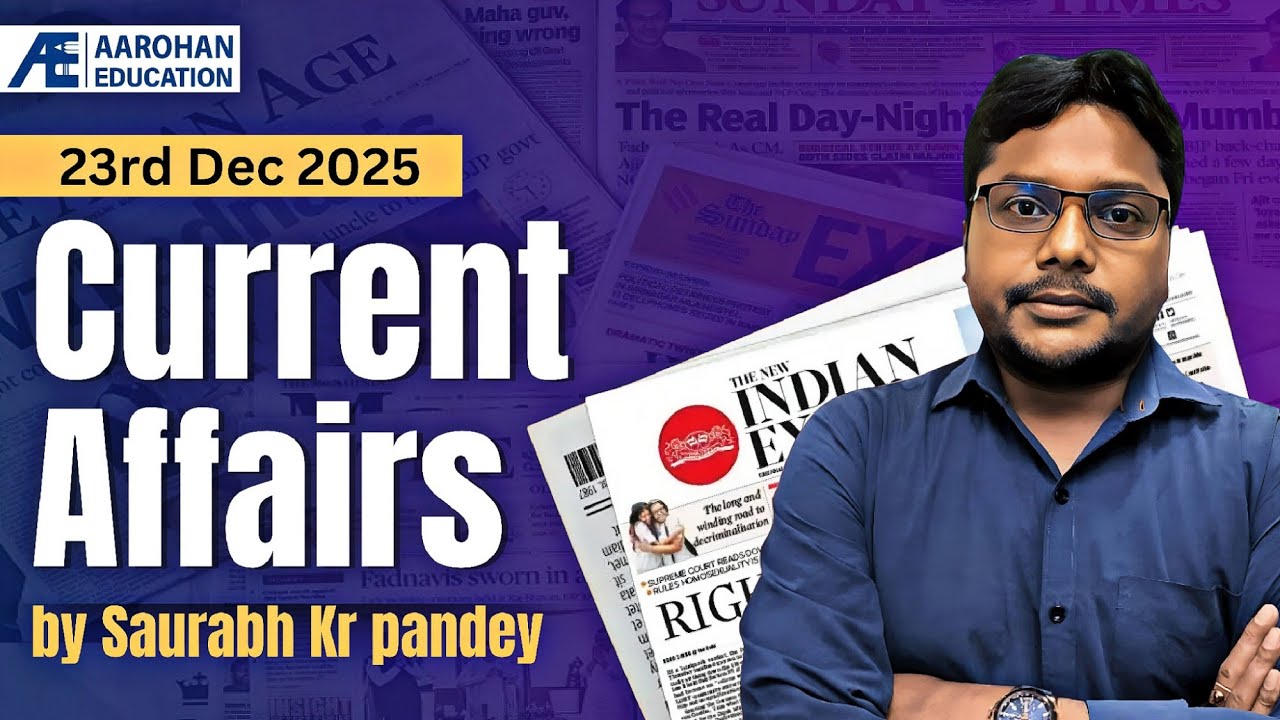 23rd Dec 2025 Current Affairs (Demo) by Saurabh Kr Pandey