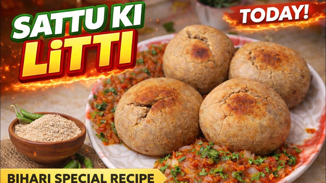 Bihari style sattu ki litti or chatni..|| kiya aapko bhi bihar ki iss recipe ka swaad chahiye..🥰🥰