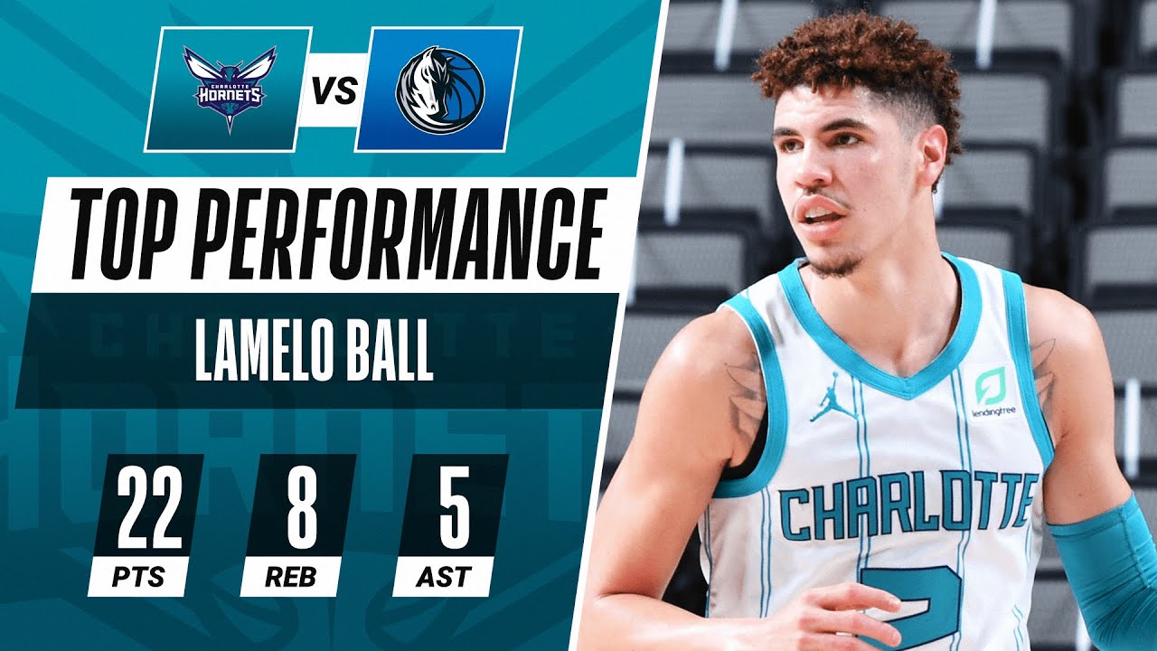 LaMelo Ball Tallies A Team-High 22 PTS, 8 REB, 5 AST In The Hornets W 🔥