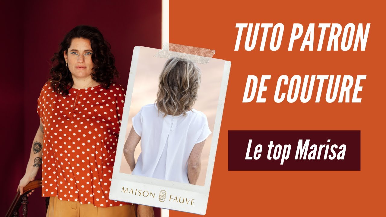 Tuto patron couture 🧡 le top Marisa