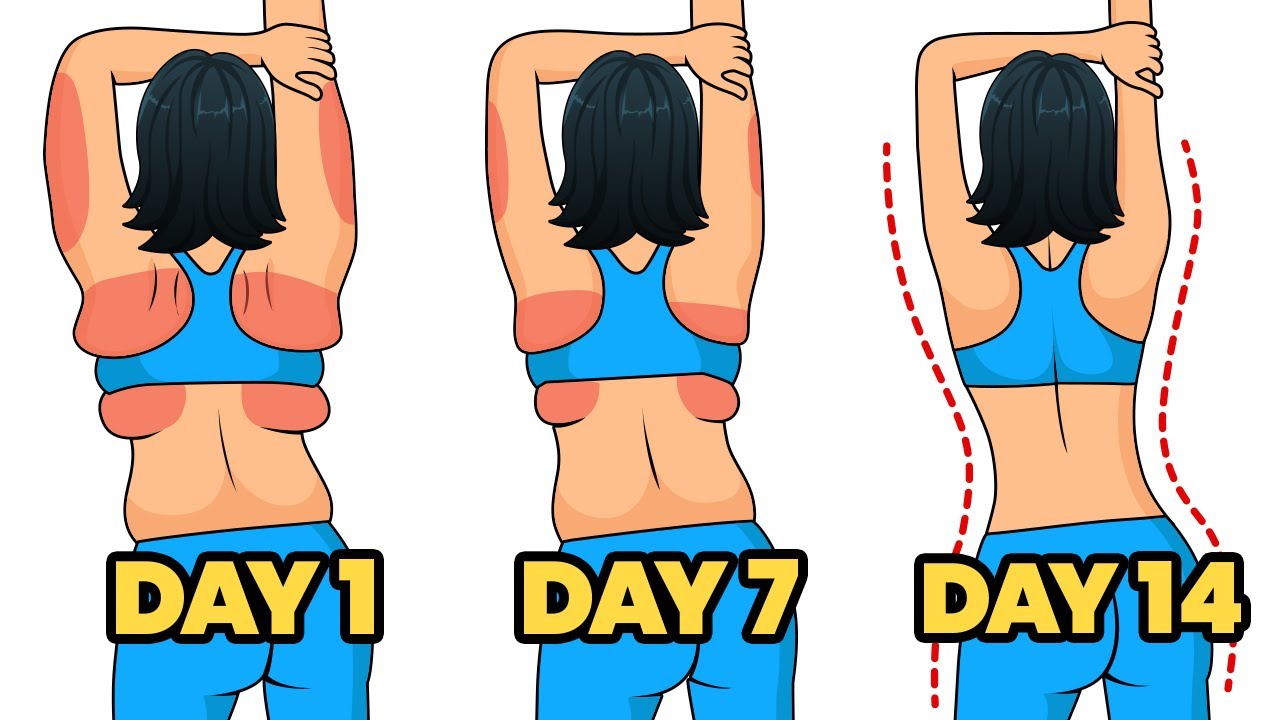 5 Min Gentle Standing Routine to Burn Back & Arms Fat FAST