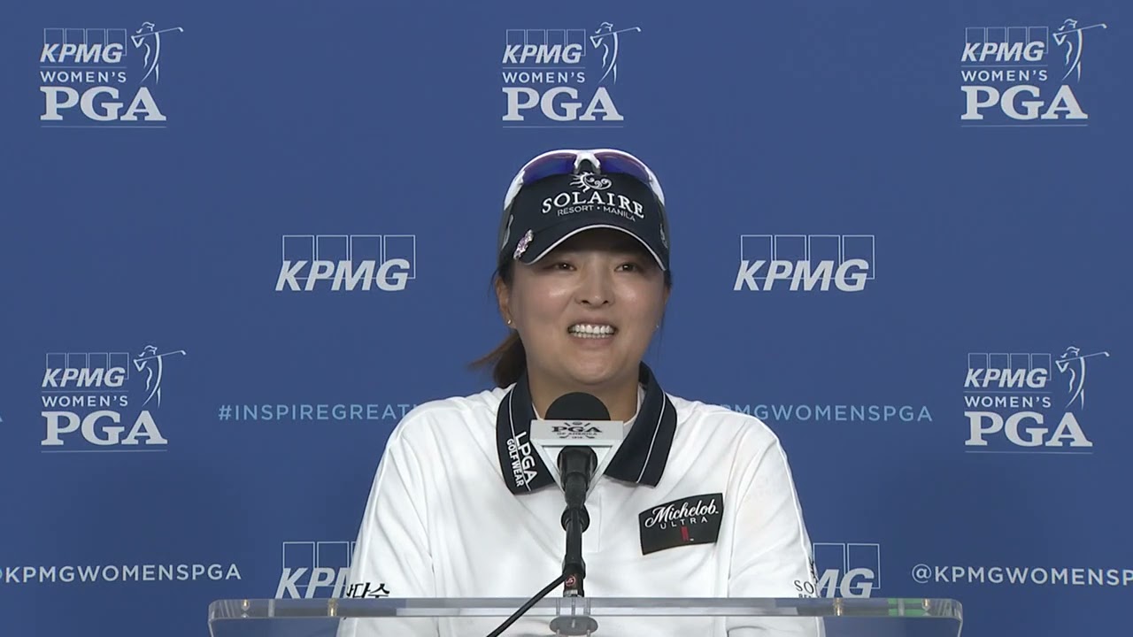 Jin Young Ko Sunday Flash Interview 2024 KPMG Women's PGA Championship © PGA America