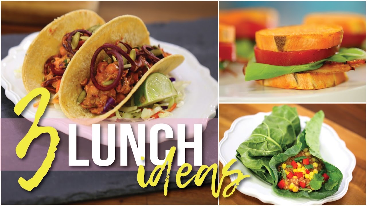 3 Healthy Lunch Ideas! 28 Day Reset Approved w/ Vegan Options