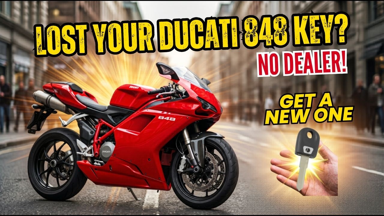 🇺🇸 Lost 2012 Ducati 848 Key? We Cut & Program New Ones!