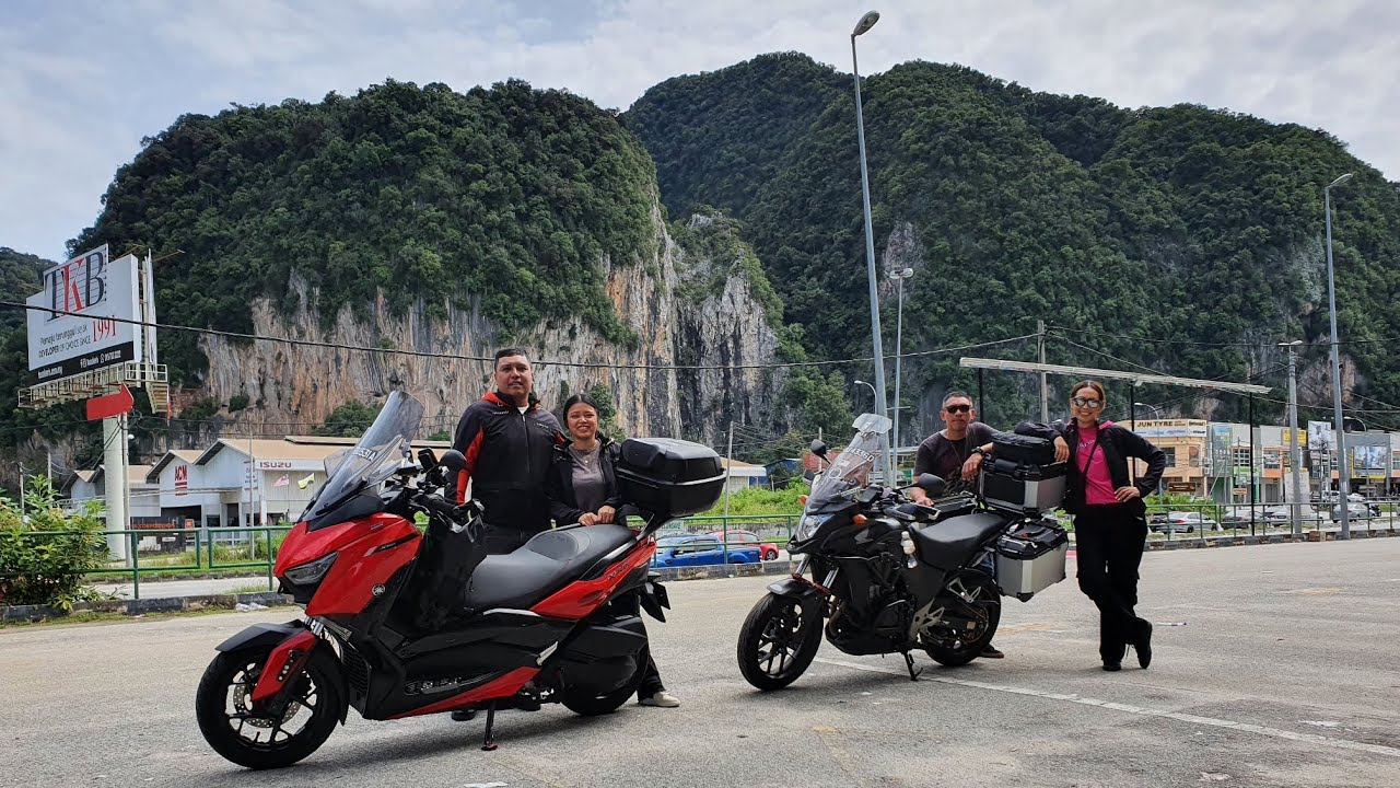 Xmax 300 и Cb400x едут из Сингапура в Таиланд в 2023 году. Начало. Часть 1.