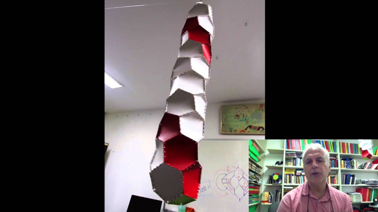 Double Helix from Hexagons