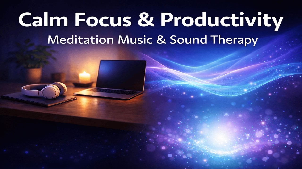 Increase Focus & Productivity Calm Mind Sound Therapy @MeditateFlowStudio
