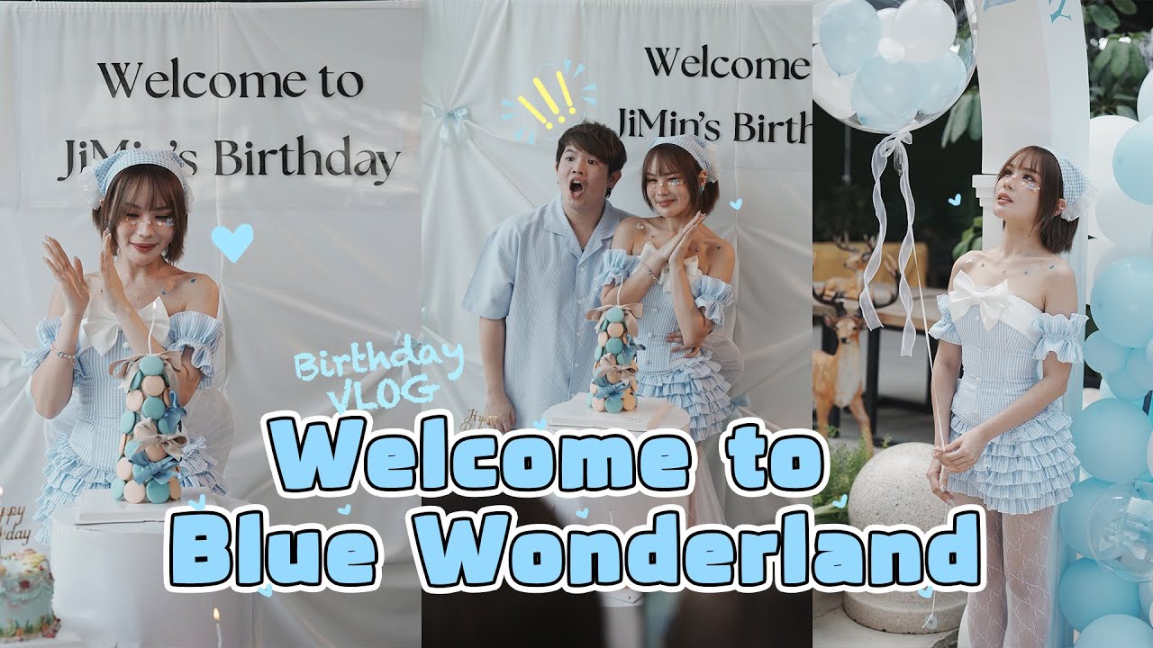 只因为是蓝色主题的生日派对 结果it's a 💙