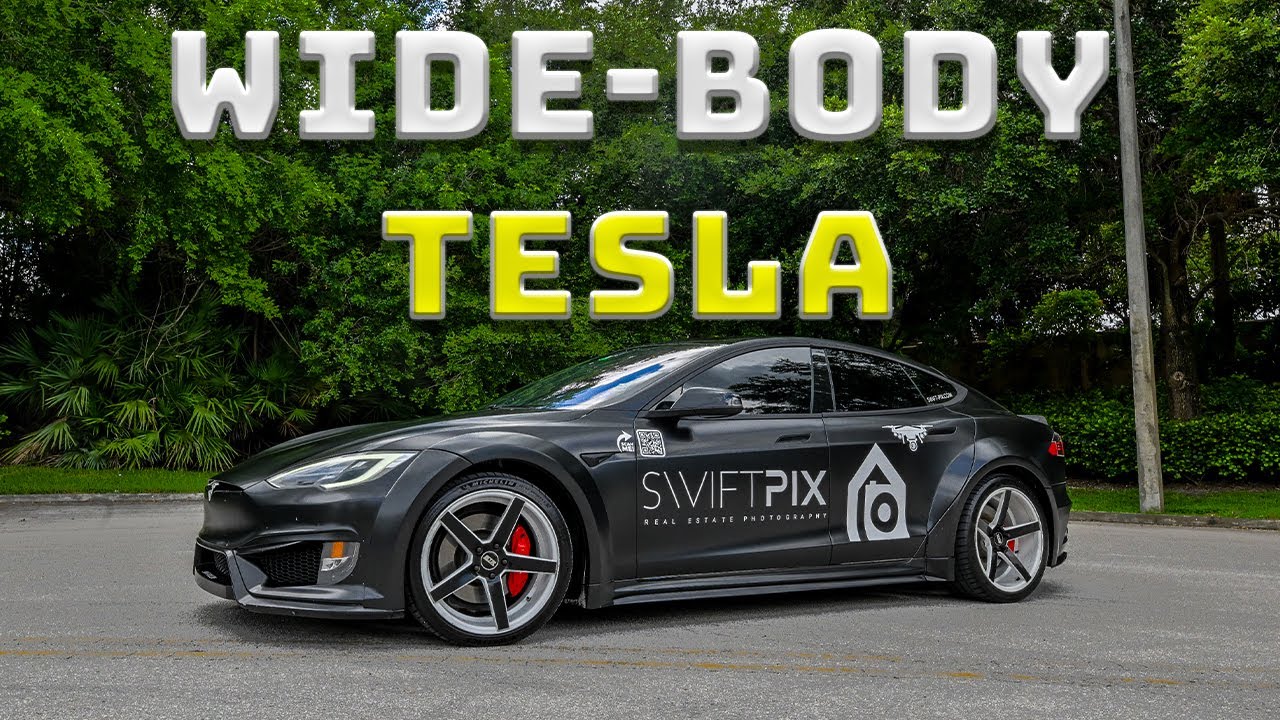 INSANE Rare WideBody Prior Body Kit Tesla Model S