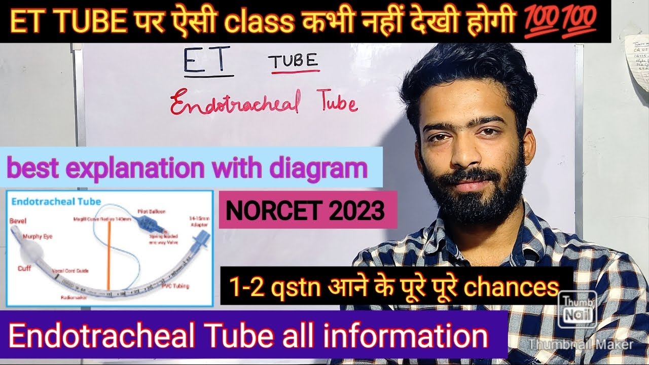 ET TUBE | NORCET का favourite topic | Complete information | Secure 1-2 marks in NORCET 
