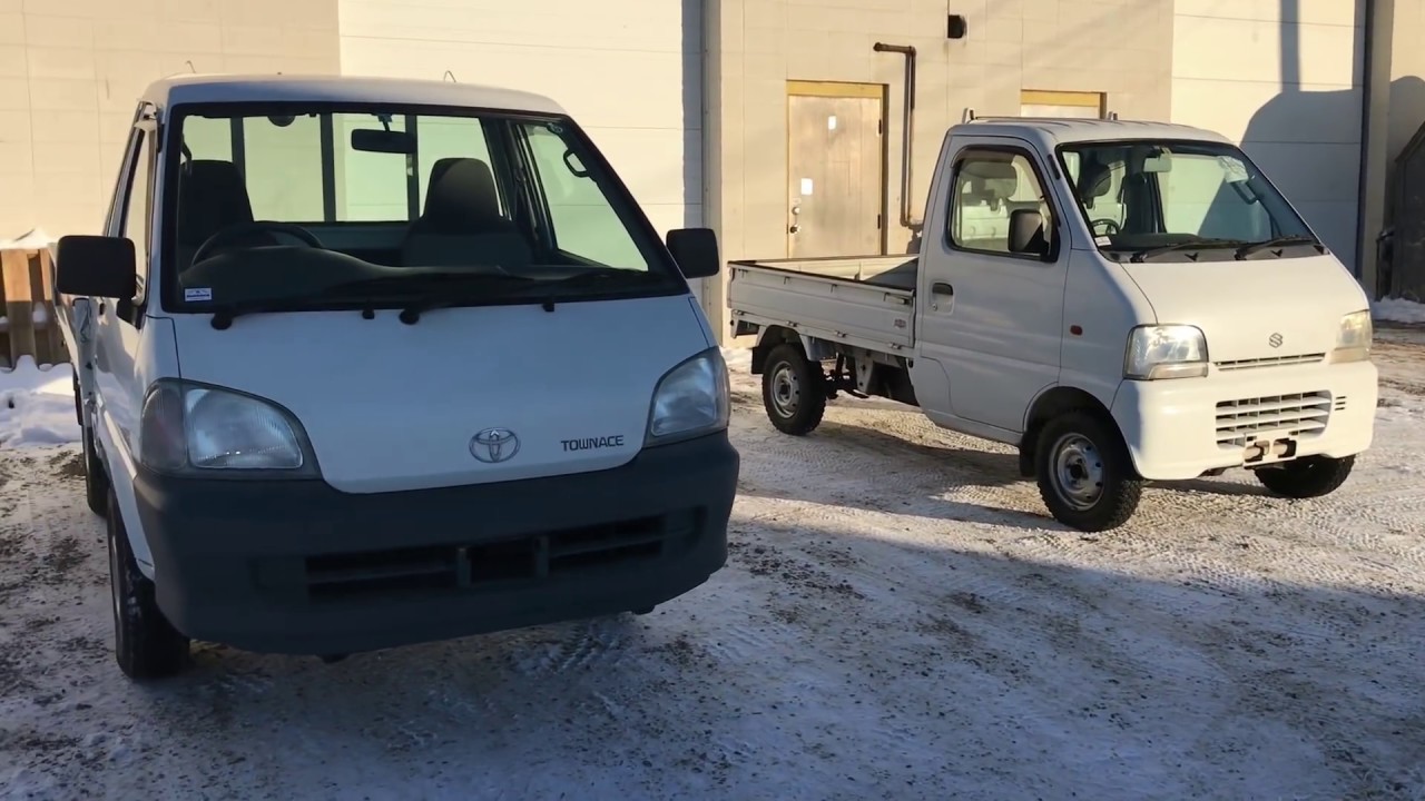 Дизельный мини-грузовик — Toyota TownAce 2001 года выпуска
