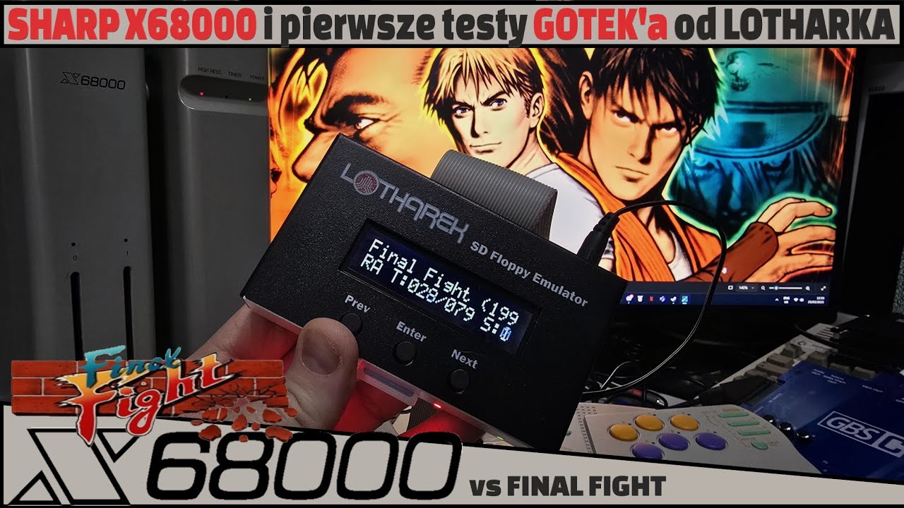 Sharp X68000 i pierwsze testy goteka. Final Fight x68000❤️pierwsze wrażenia? Czy najlepszy? 🔥🔥🔥