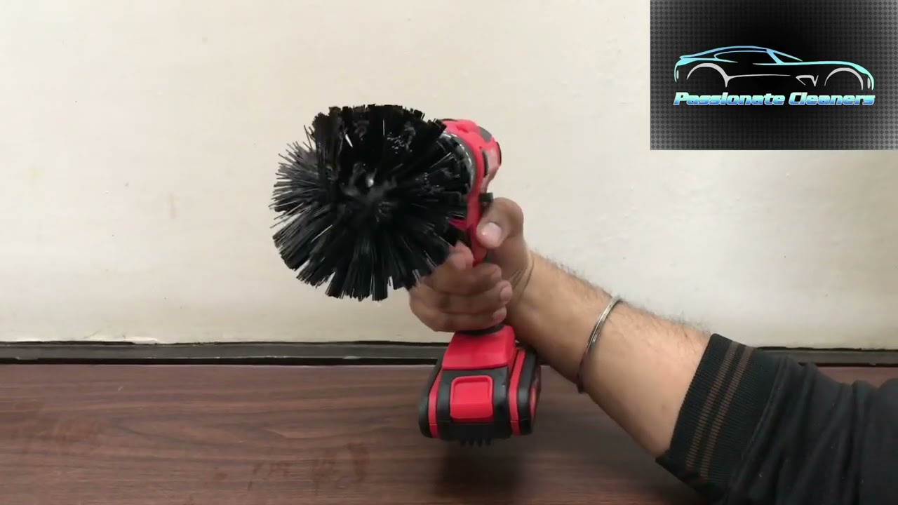 How to clean Bean Bags using Cordless Drill n Brush