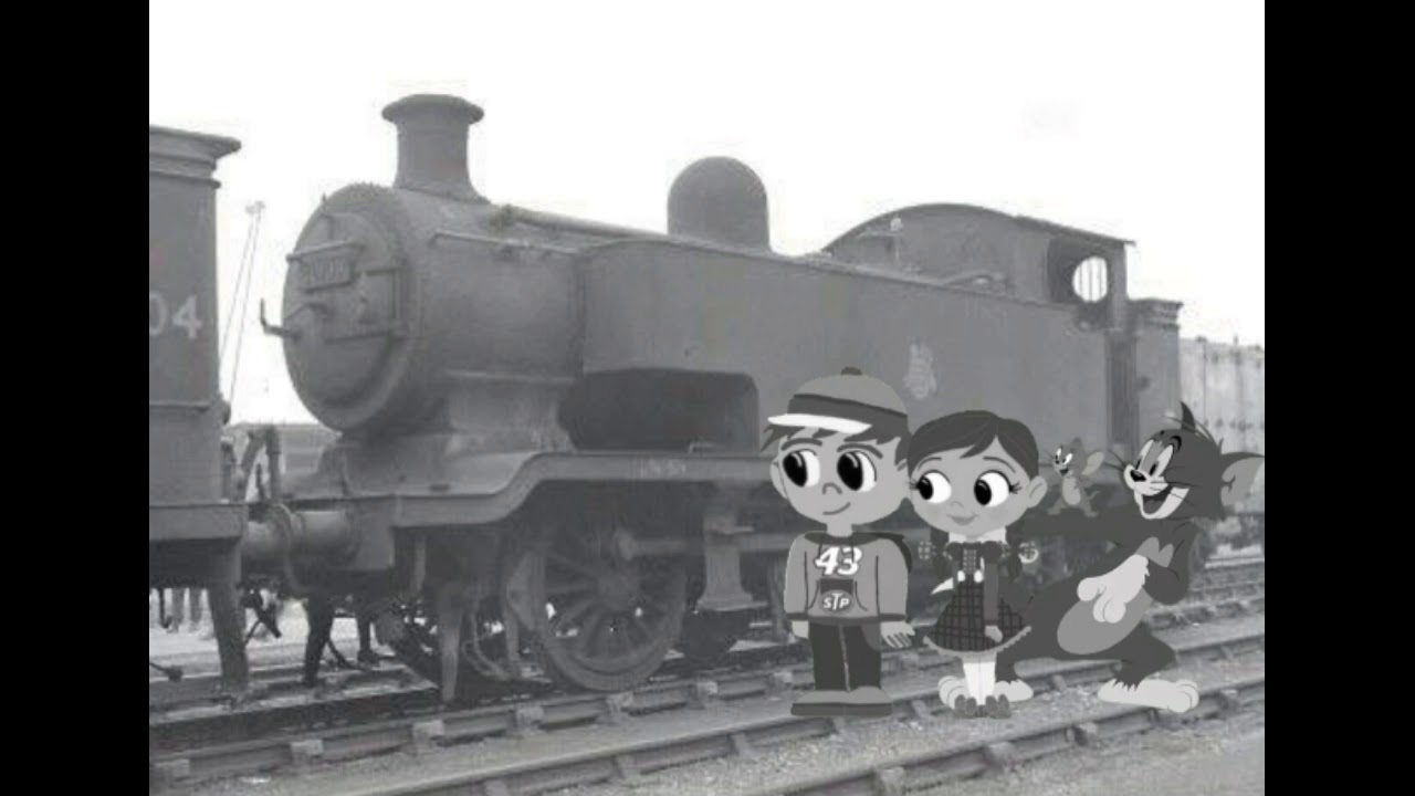 Gabriel, Dorothy Gale #2 and Tom and Jerry seeing an E2 Class Tank Engine