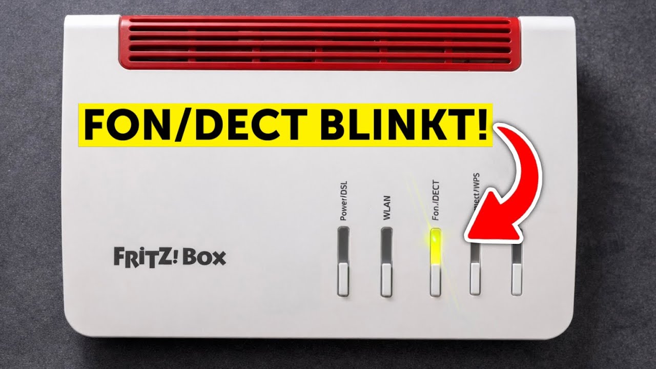 FRITZ!Box FON/DECT blinkt? Bedeutung der LED & Telefonie-Problem erkl&auml;rt