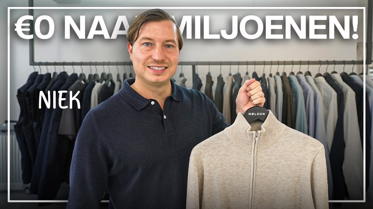 Hoe Niek Een Miljoenenbedrijf Bouwde Met Zijn Kledingmerk! | Nølson