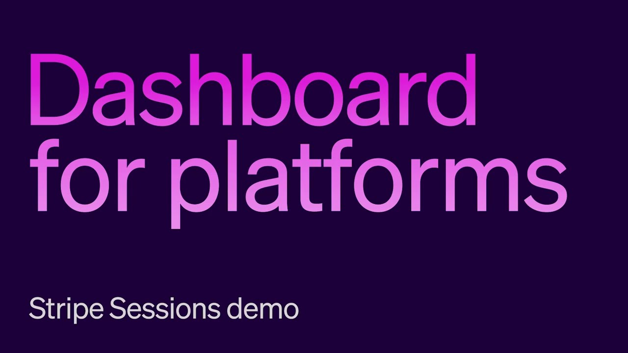 DEMO: Dashboard for platforms