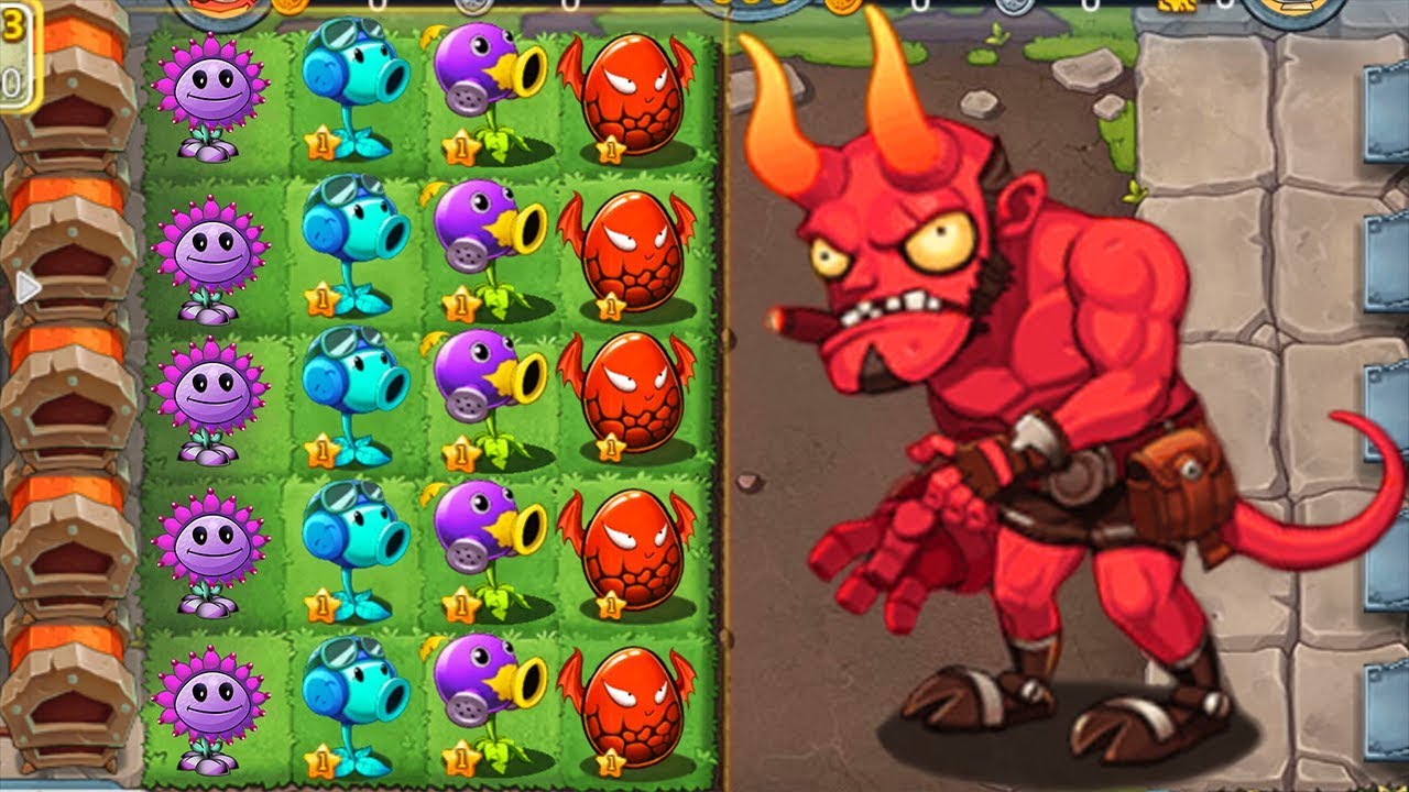 Plants vs Zombies 3 ONLINE Zombie Satan: Team Plants vs Zomboss Fight!