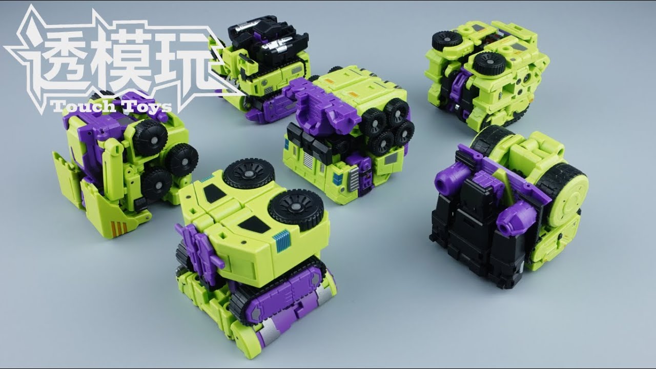 【SwiftTransform】Six Combine!CUBE DEVASTATOR! IDW Machine Cube CONSTRUCTICONS COMBINER 大力神 招财猫 透模玩速变