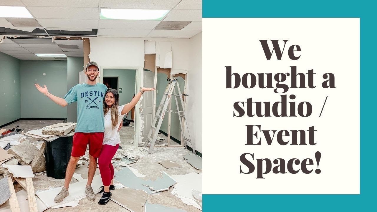 PHOTOGRAPHY STUDIO & EVENT SPACE TOUR | Transforming this space into our studio and event space!