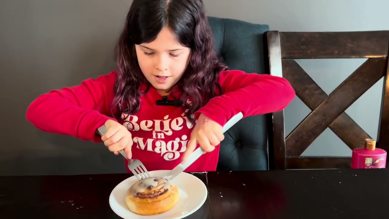 Making breakfast 