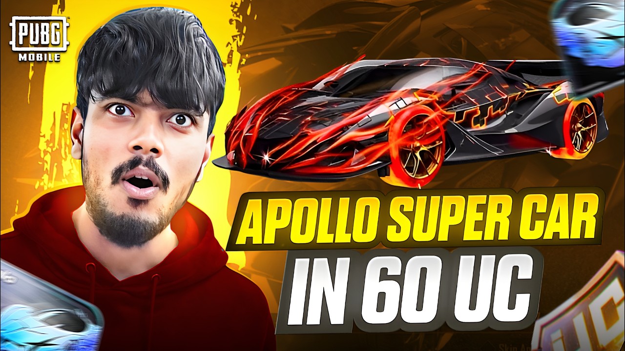 Покупка автомобилей Apollo Hypercar за 60 UC 😱 | PUBG MOBILE |