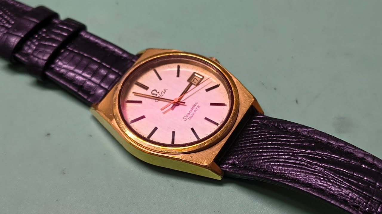 Recuperando relógio Omega Seamaster 1342 quartz 
