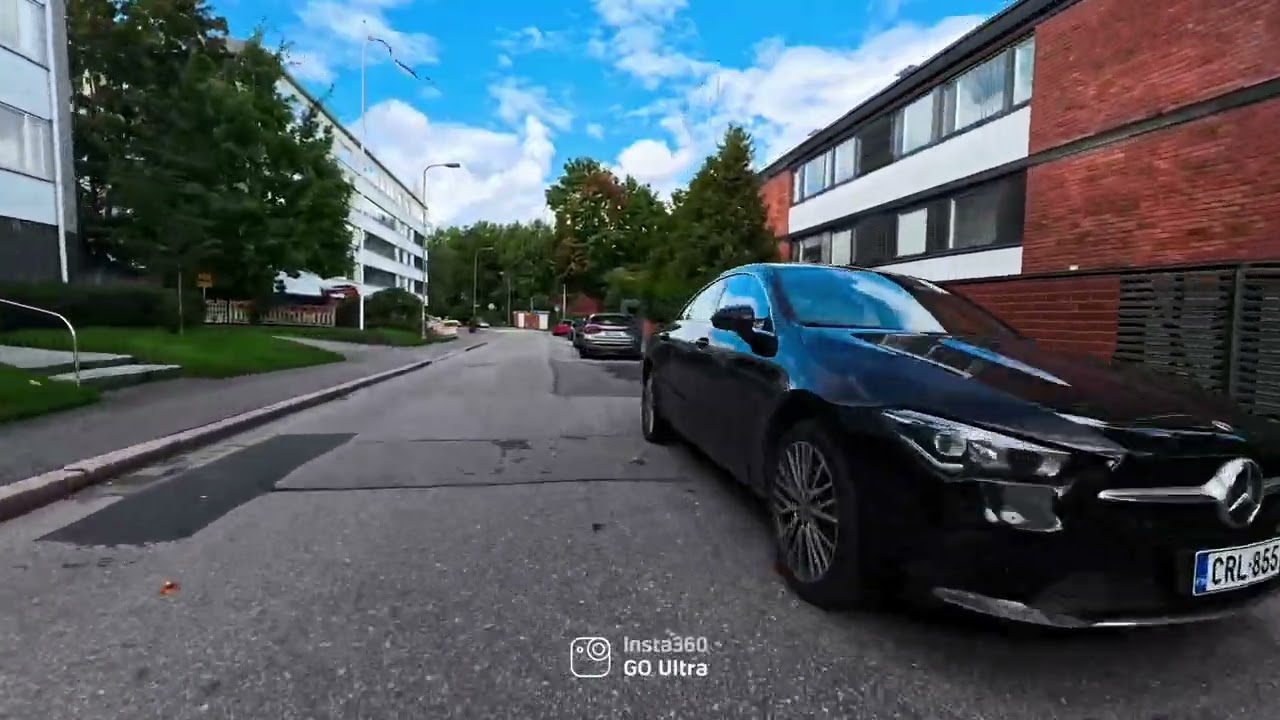 Insta360 Go Ultra: Cycling  Lauttasaari to Westend Bridge