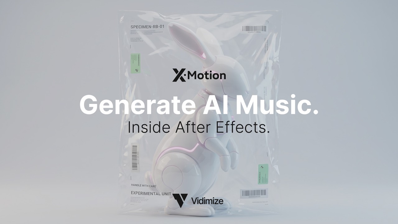 How to Generate AI Music Inside After Effects &mdash; X-Motion Tutorial
